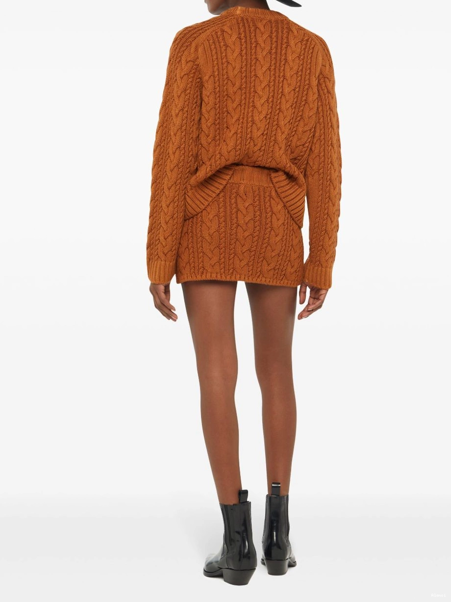 Affordable Women cable-knit skirt mid-rise Alanui 0809